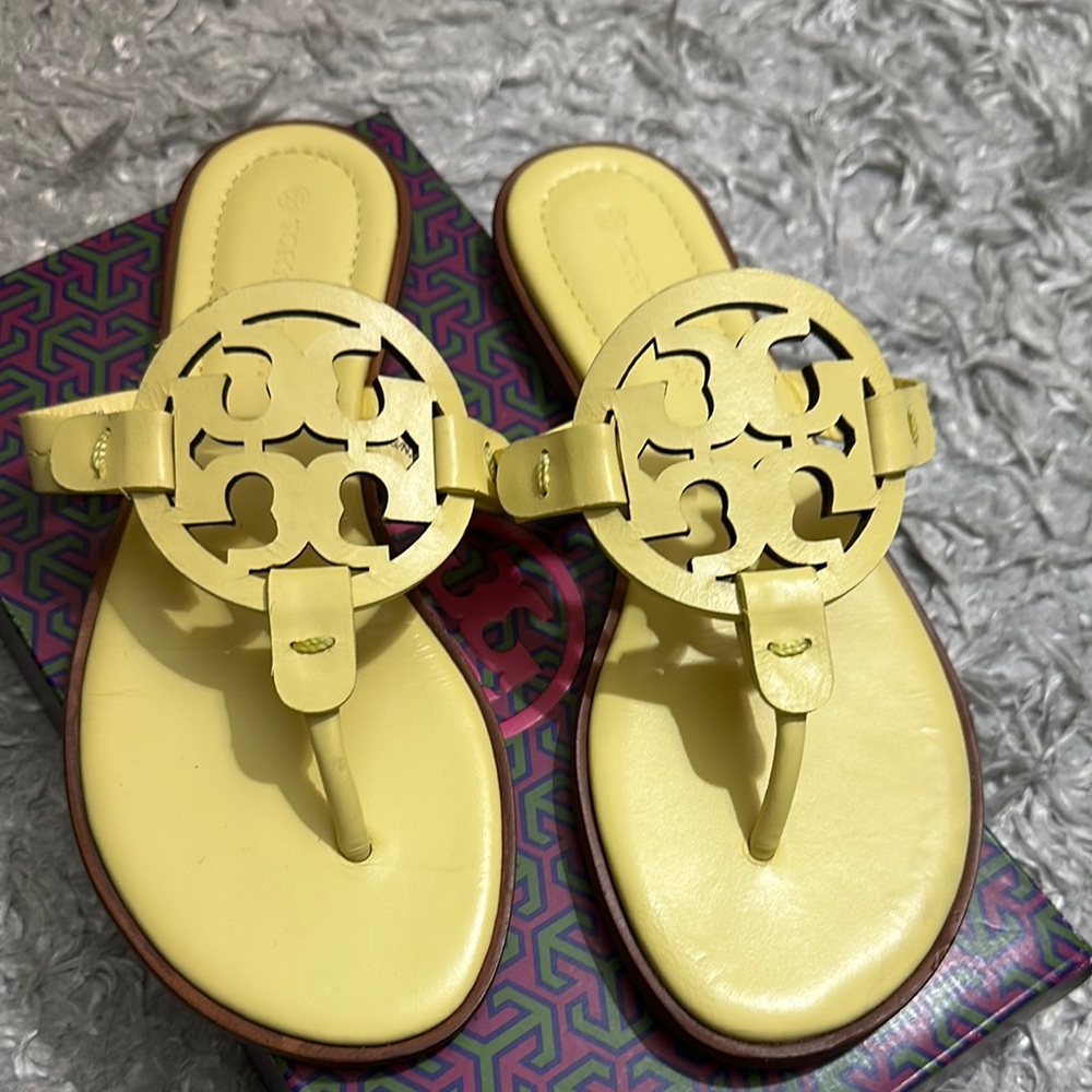 Tory Burch Bright Yellow Sandals